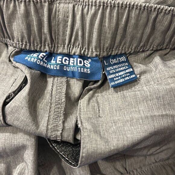Men’s Grey Reel Legends Convertible Pants/Shorts Size Large (36x38) - Picture 6 of 6